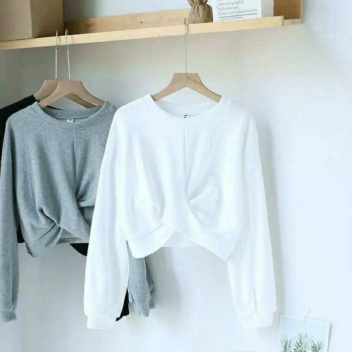 BEFAST - ZEC Sweater Crop MINAME / Sweater Crop Kyoko / Sweater Wanita / Sweater Unik