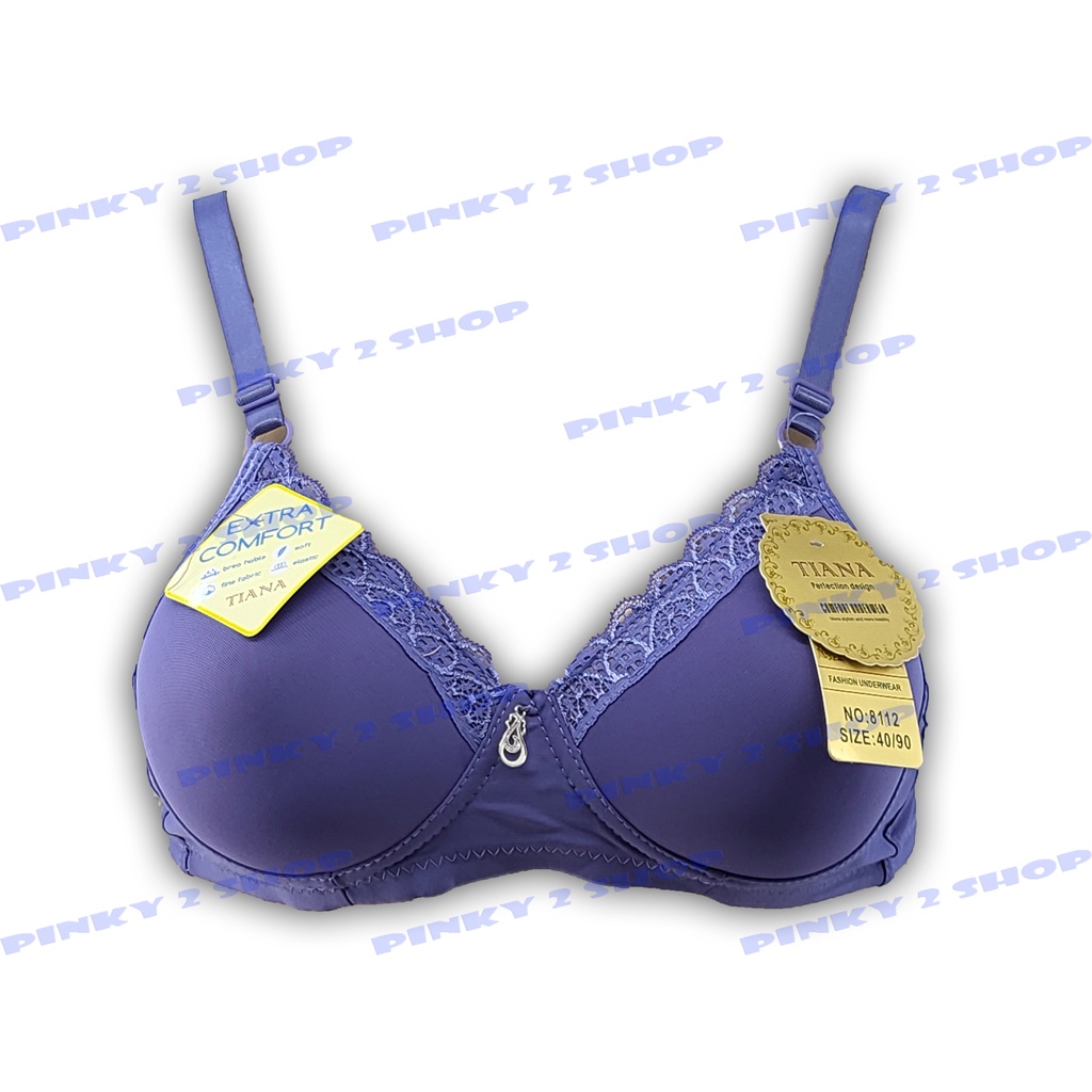 BRA BH TANPA KAWAT BUSA TIPIS KOMBINASI RENDA SIZE 34-40 KAIT 2