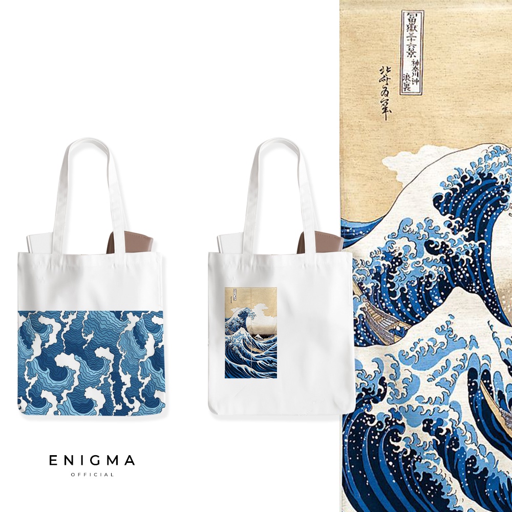 TERBARU TOTEBAG KANVAS AESTHETICS ORIGINAL ENIGMA OFFICIAL TOTEBAG WANITA TAS TOTE BAG