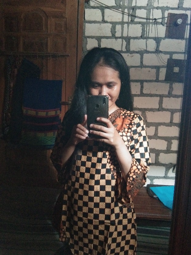 Maura Couple - Sania Ruffle Batik Couple Ori Ndoro Jowi Dnt Garansi Blouse Ziggy Krikil Blus Kerikil