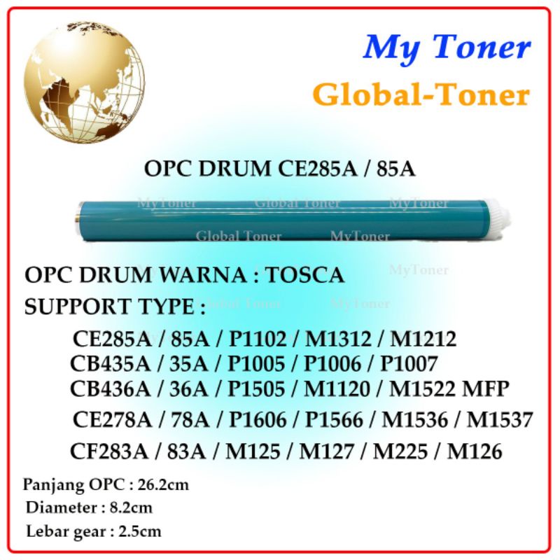 Opc Drum 85a 35a 36a 78a 83a 79a P1102 P1006 P1505 M125 M1132 P1005 lbp6030 lbp6000 325 326 Xtradura