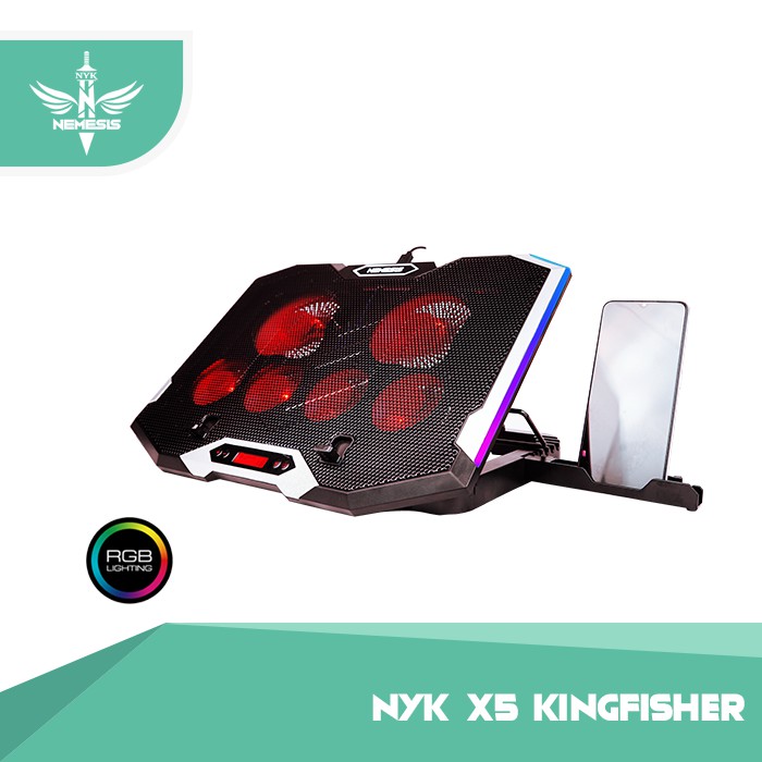 COOLINGPAD RGB WITH CONTROLLER NYK X-5 KINGFISHER 6 Fan