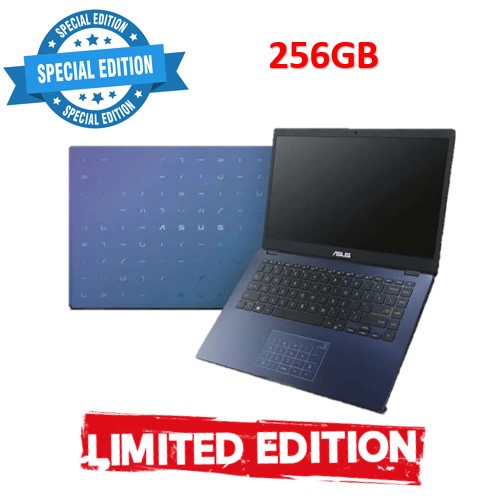 Laptop Asus Vivobook E410MA INTEL N4020 RAM 4GB 128/192GB 14HD WINDOWS 10-BLUE 256 SSD LIMITED
