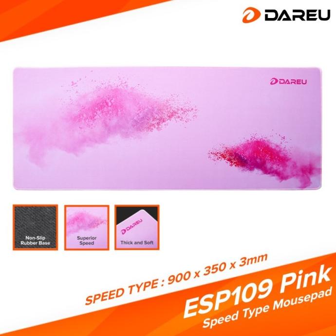 DAREU ESP-109 Pink Edition Large - ESP109 Gaming Mousepad Termurah