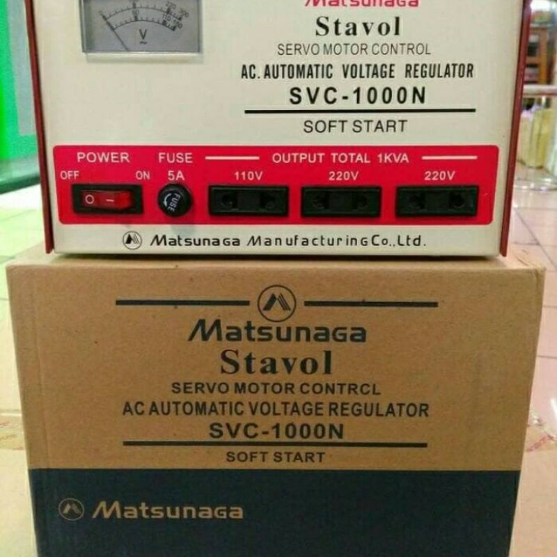 NEW stabilizer 1000watt Matsunaga/stapol 1000watt RBU
