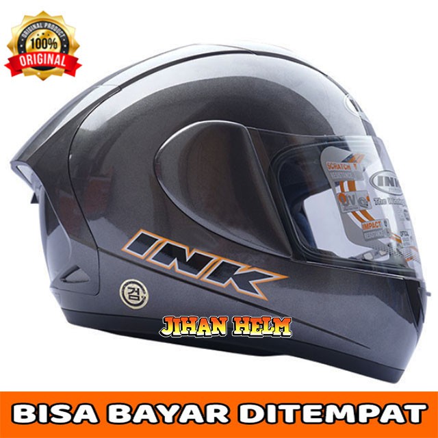 HELM / INK HELM / HELM INK FULL FACE CL MAX GREY TERMURAH