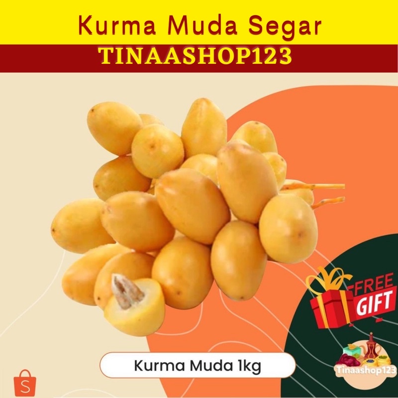 

Kurma Muda Segar 1 ( SaTu ) kg kurma muda promil / kurmamuda By Tinaashop123