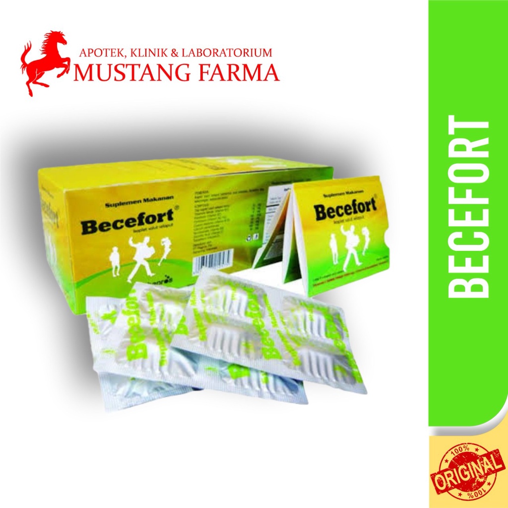 Suplemen Makanan Becefort Strip Vitamin