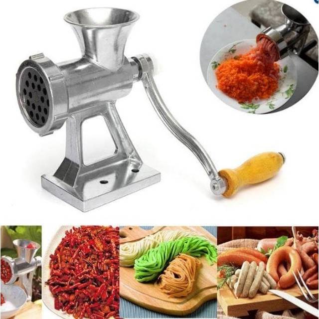 Mincer multiuse alat penggiling daging manual meat grinder besi