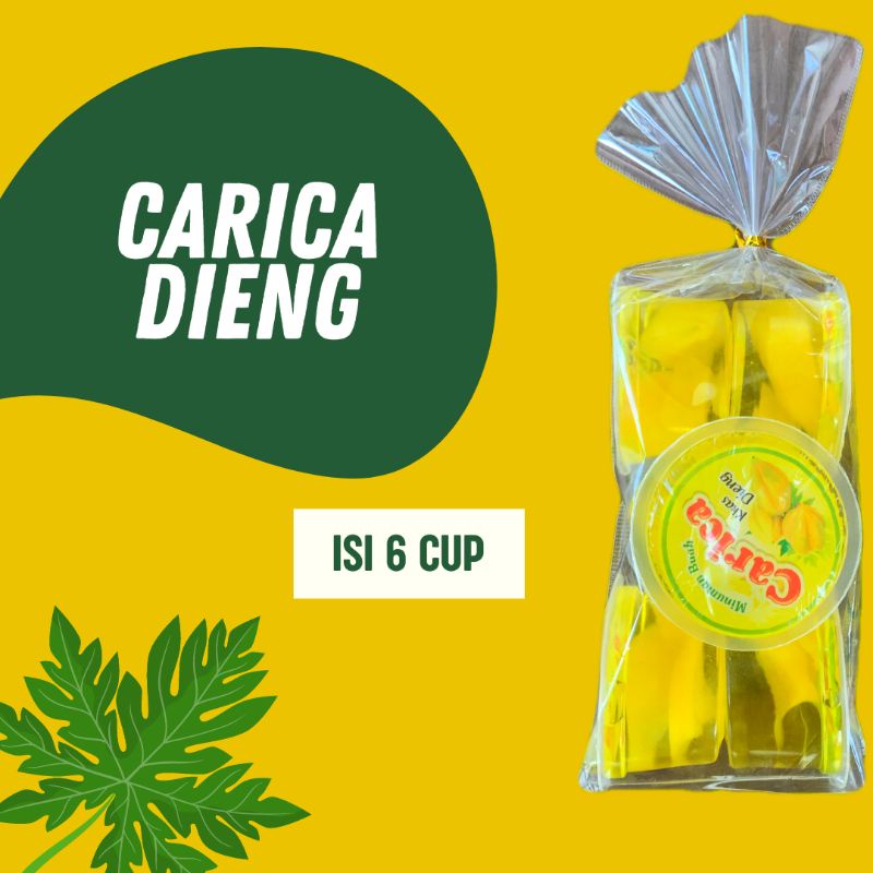 

TERLARIS!! MANISAN CARICA (M) CHAS DIENG ISI 6 CUP