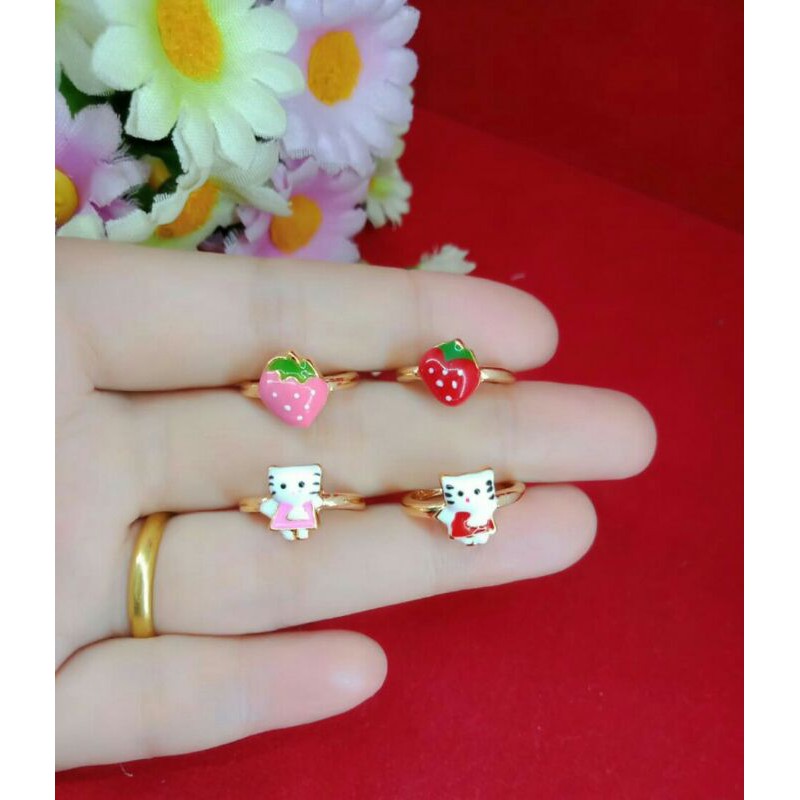 CINCIN STROWBERRY ANAK | CINCIN ANAK | CINCIN HELLO KITTY | CINCIN ANAK KARAKTER