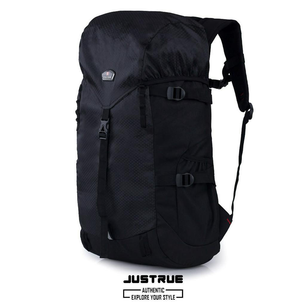 Tas Gunung Semi Carrier 40 Liter Tas Ransel Outdoor Pria 40L Hitam 184