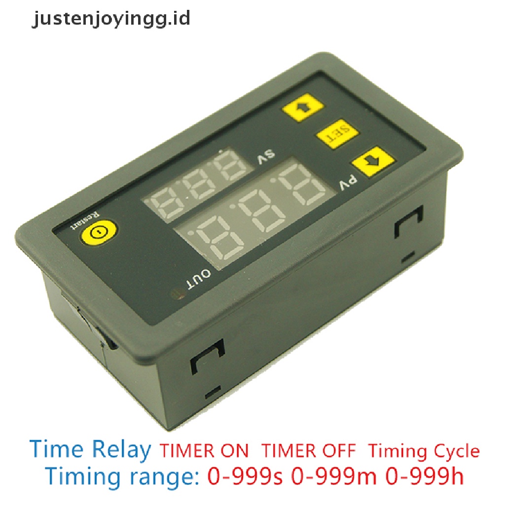 Modul Timer Delay Relay Digital 0-999h 12V 20A DC Untuk Sepeda