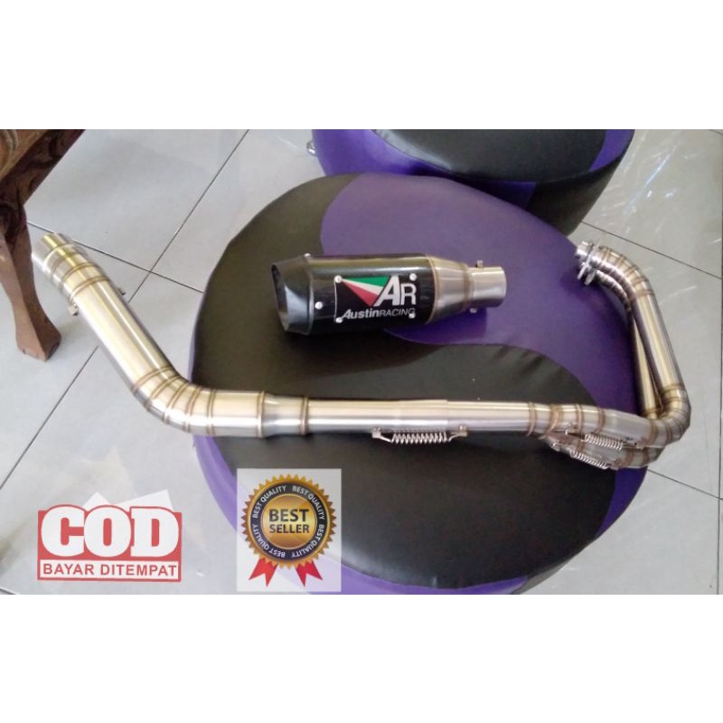 KNALPOT AUSTIN racing NINJA 250CC CBR250 FULLSET