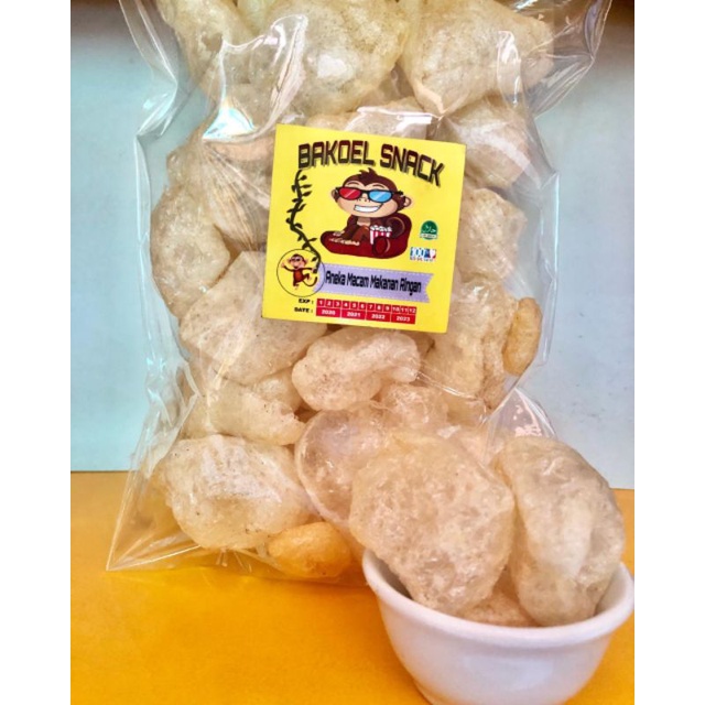 

krupuk kulit original asin