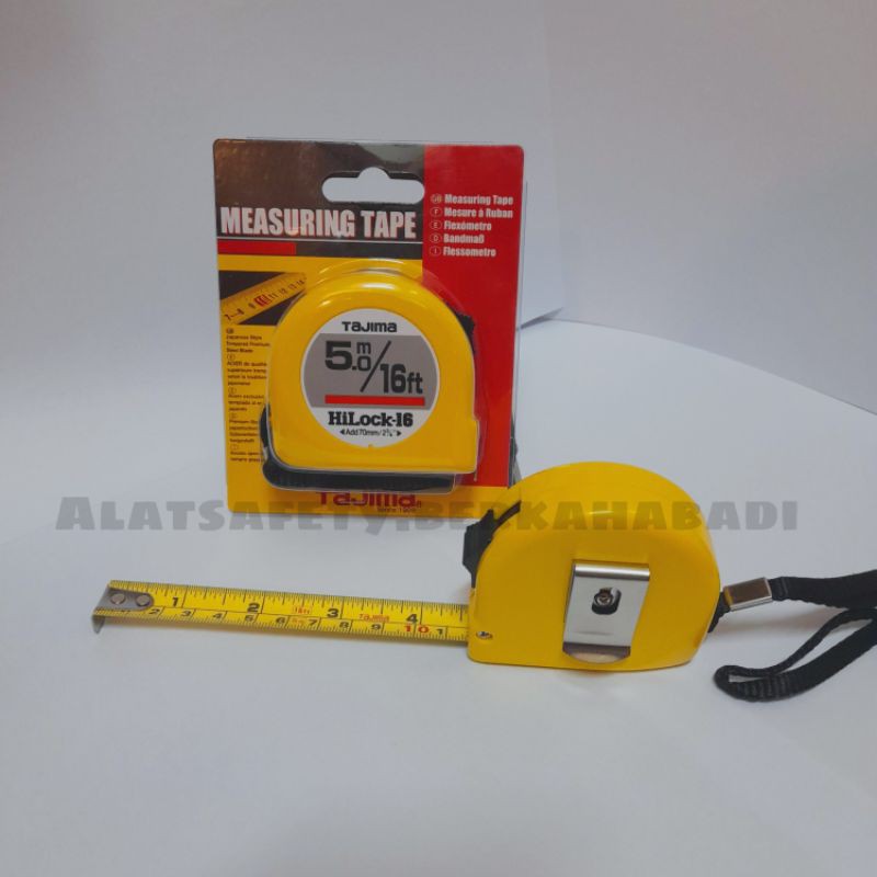 METERAN TAJIMA 5 METER HILOCK 16 JAPAN ORIGINAL MEASURING TAPE - METERAN 5 METER