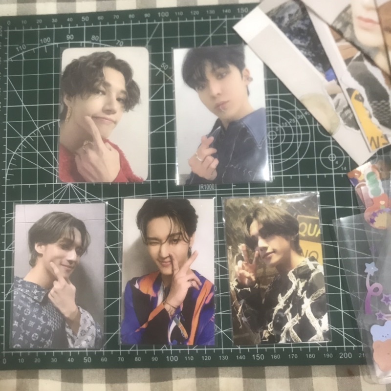 PHOTOCARD PC ATEEZ FEVER PT 2 MURAH GOOD CONDI | WOOYOUNG YUNHO (BACA DESKRIPSI)