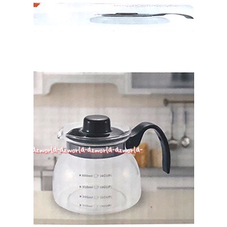 Kris Foodware Coffee Pot 700ml Teko Kopi Kettle Glass Bahan Borosolicate Tempat Cerek Ceret Kopi Kaca Bening Takaran Kopi Dengan Tutup Kris Chef