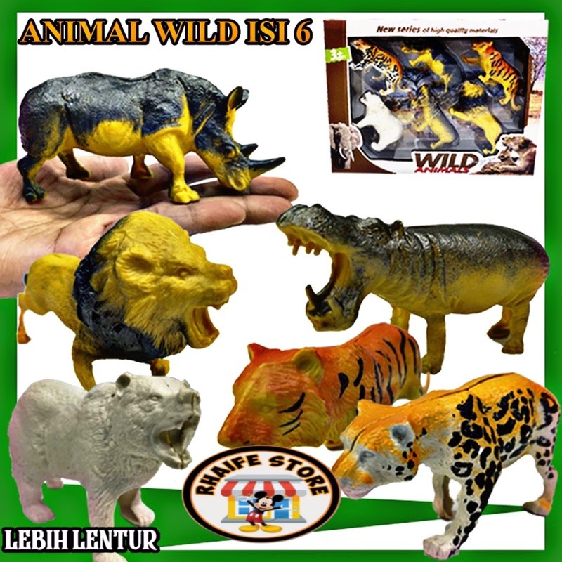 Mainan Anak Binatang Hewan-Hewan / Wild Animal