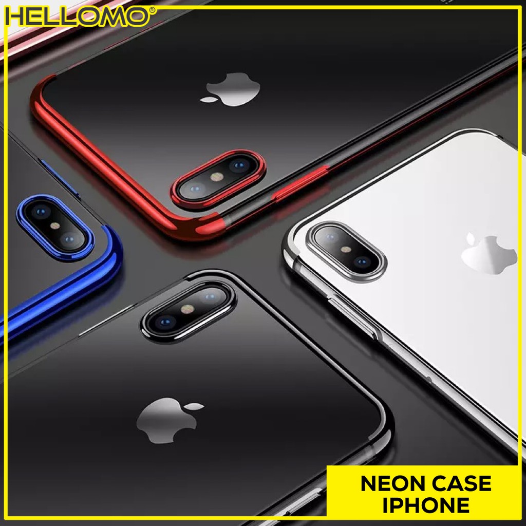 Softcase Neon Light iPhone Case Silikon Casing Soft Case