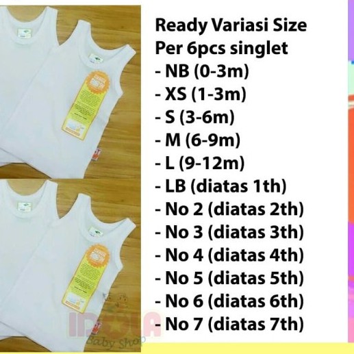 6 Pcs Singlet Velvet Junior | Kaos Dalam Anak &amp; Bayi | Singlet Anak | Kaos Dalam Velvet | Sguna Grosir Setengah Lusinan