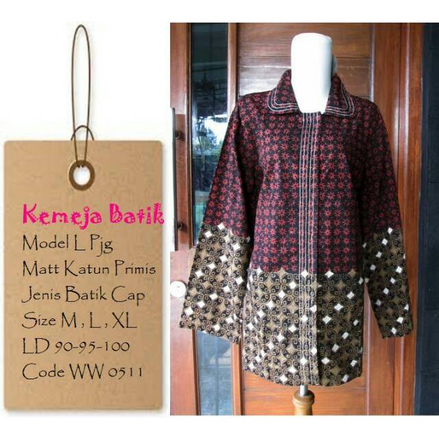 Kemeja Batik ASLI CAP PRIMISIMA