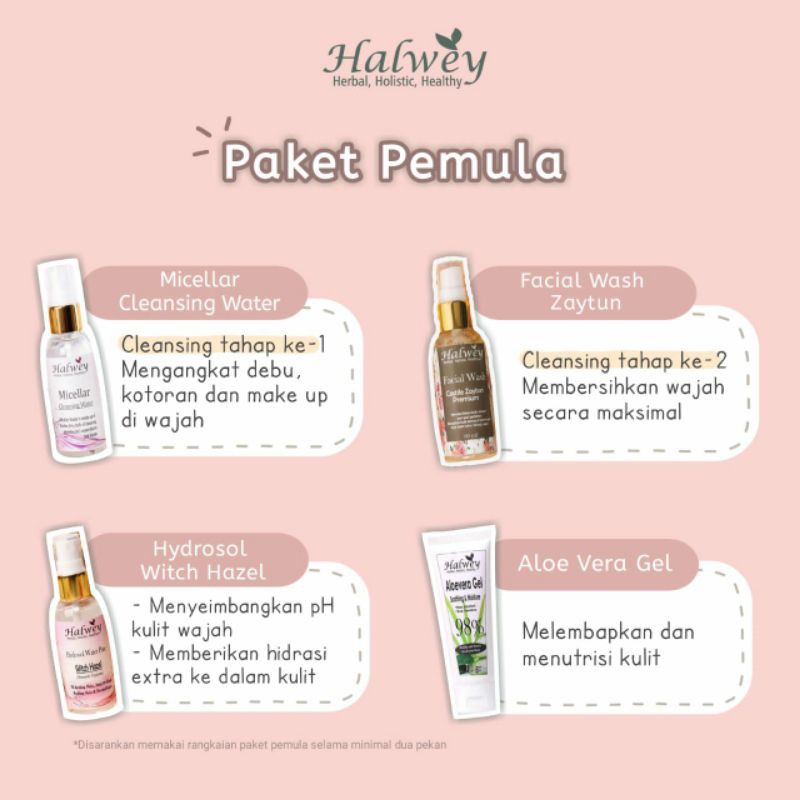 PAKET PENETRALAN / PEMULA HALWEY
