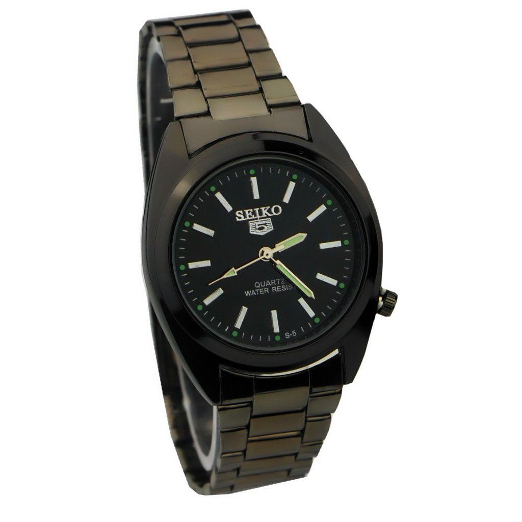 jam tangan seiko warna hitam terlaris terfaforit-Jam Tangan Warna hitam-Jam Tangan black-Jam Tangan 