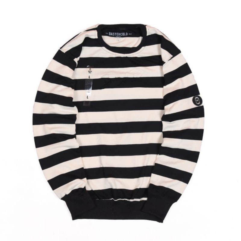 Sweater Crewneck Baster Basic Bordir Original