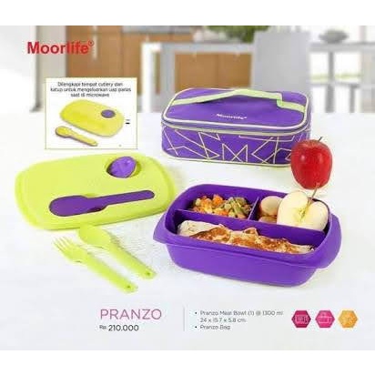 Lunch Box Pranzo/Prandio Set /Wadah Tempat Makan Anak/Dewasa - Moorlife