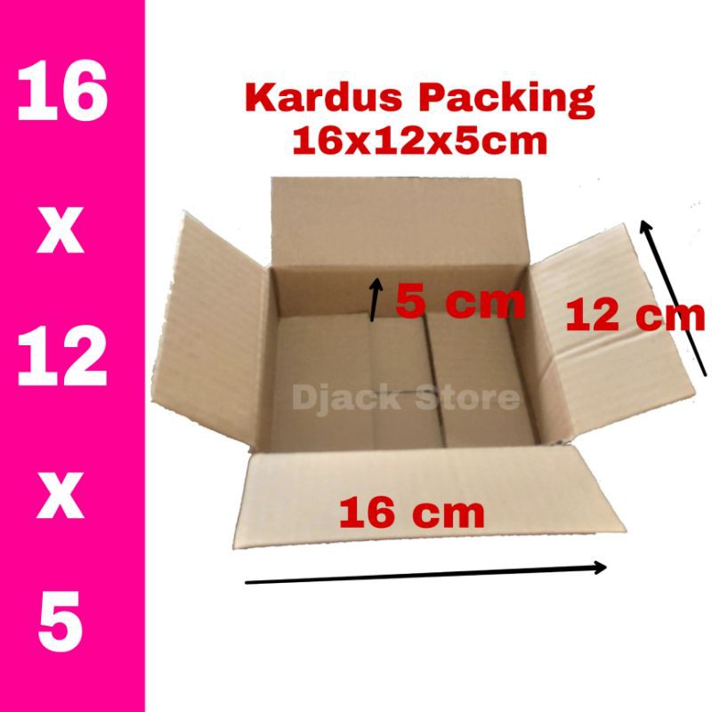 

Kardus Packing 16x12x5 cm