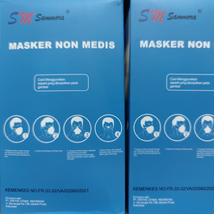 Masker KN95 / Non Medis / Disposable Face Mask / Jual Per BOX isi 20pc