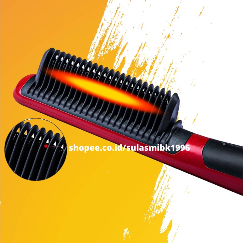 CATOK SISIR PELURUS RAMBUT HAIR STRAIGHTENER 908A