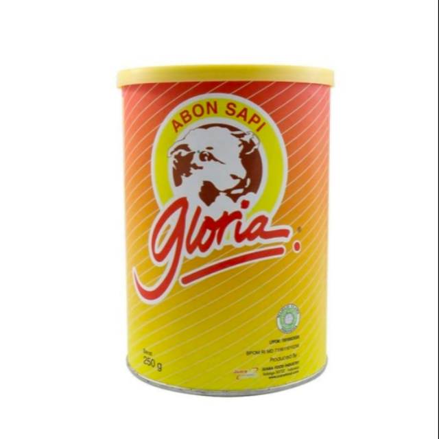 

Gloria brand - Abon sapi lezat dan gurih 250 gr