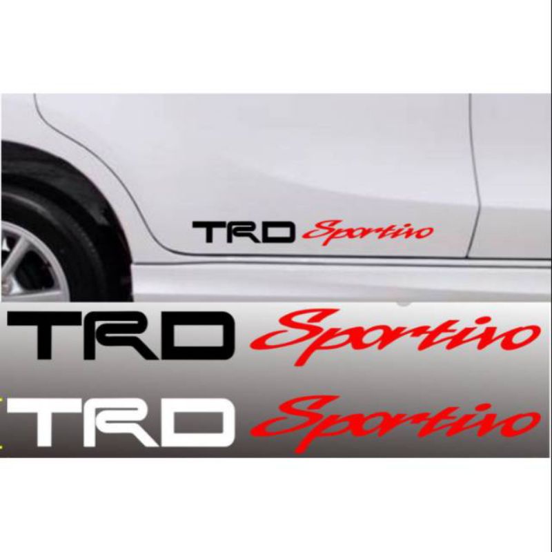 Stiker Trd Sportivo Sticker Trd Sportivo Mobil Eksterior Toyota Murah