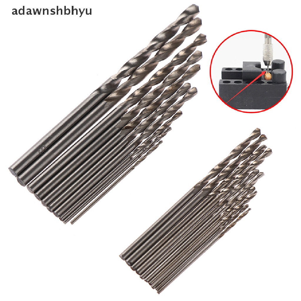 Adawnshbhyu 10Pcs/Box Mini Drill HSS Bit 0.8mm-3.0mm Set Mata Bor Twist PCB Shank Lurus