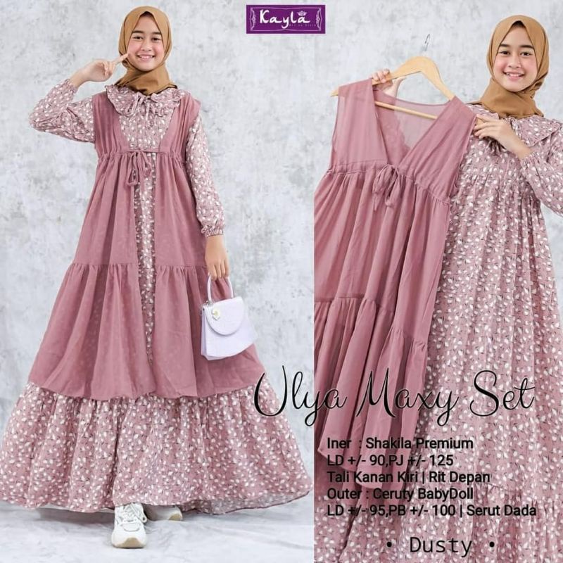 READY ULYA MAXY KIDS  MIKA SET MAXY KIDS AISYAH SYARI MIKA2 SET OCTANA RAQUMI