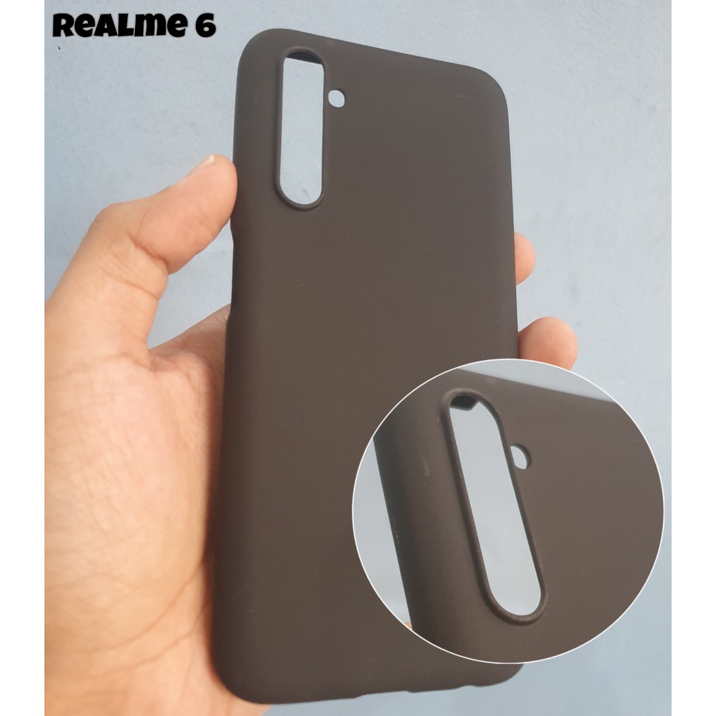 Case Realme 6 (2020) Slim Soft Case Matte Black Premium