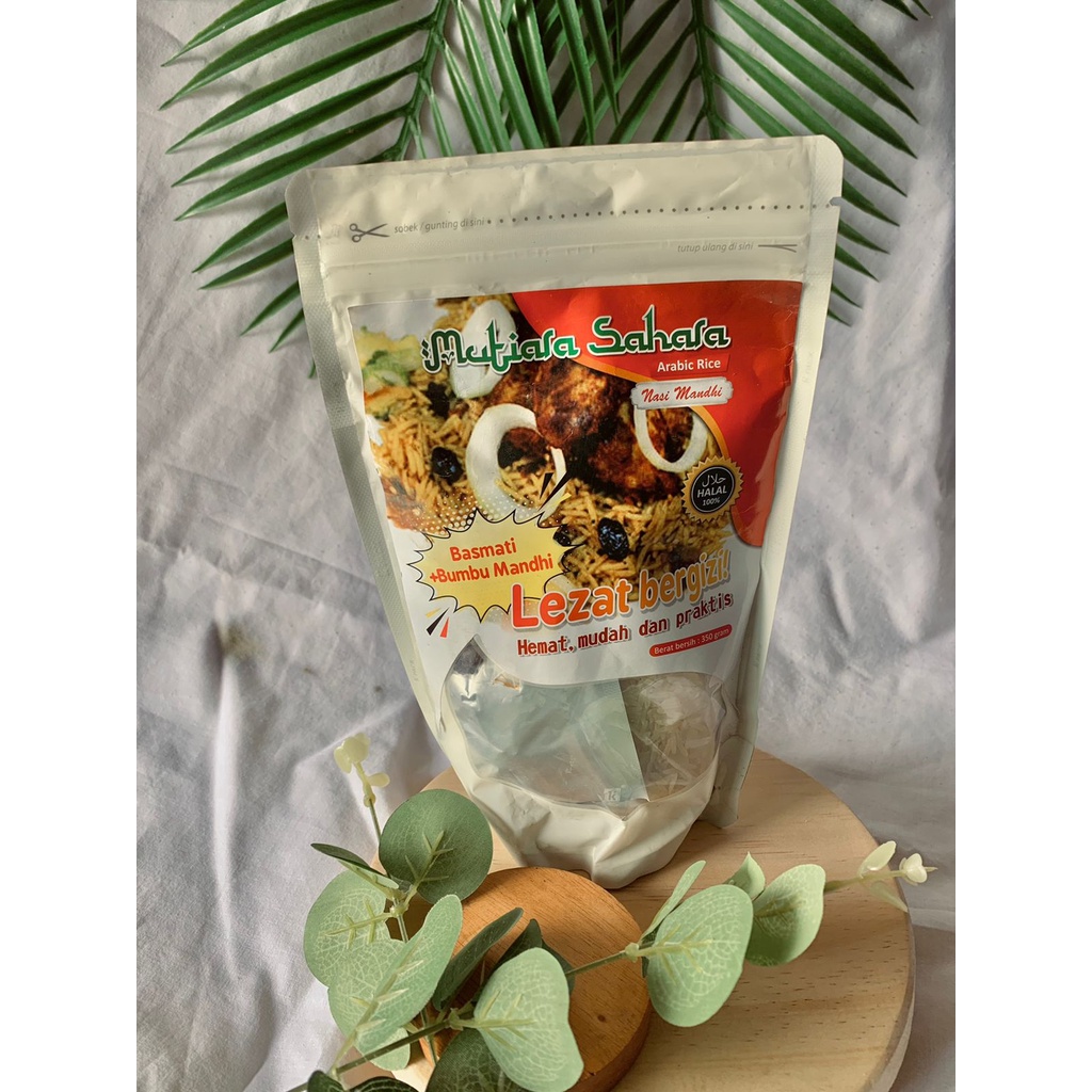 

Beras Arab / Arabic Rice Nasi Mandhi (Basmati + Bumbu Mandhi) 350 gram