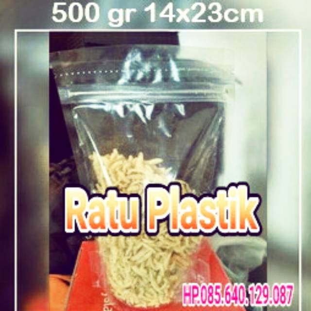 K pack standing pouch minuman kekinian kemasan es pudot 14 x 23 (500 ml)