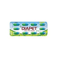 DIAPET KAPSUL PER STRIP ISI 10 KAPSUL KAPSUL HERBAL ANTIDIARE