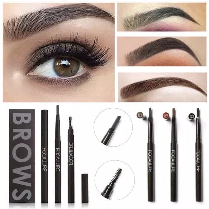 Focallure Waterproof Long-Lasting Eyebrow Pencil 3 Warna FA18