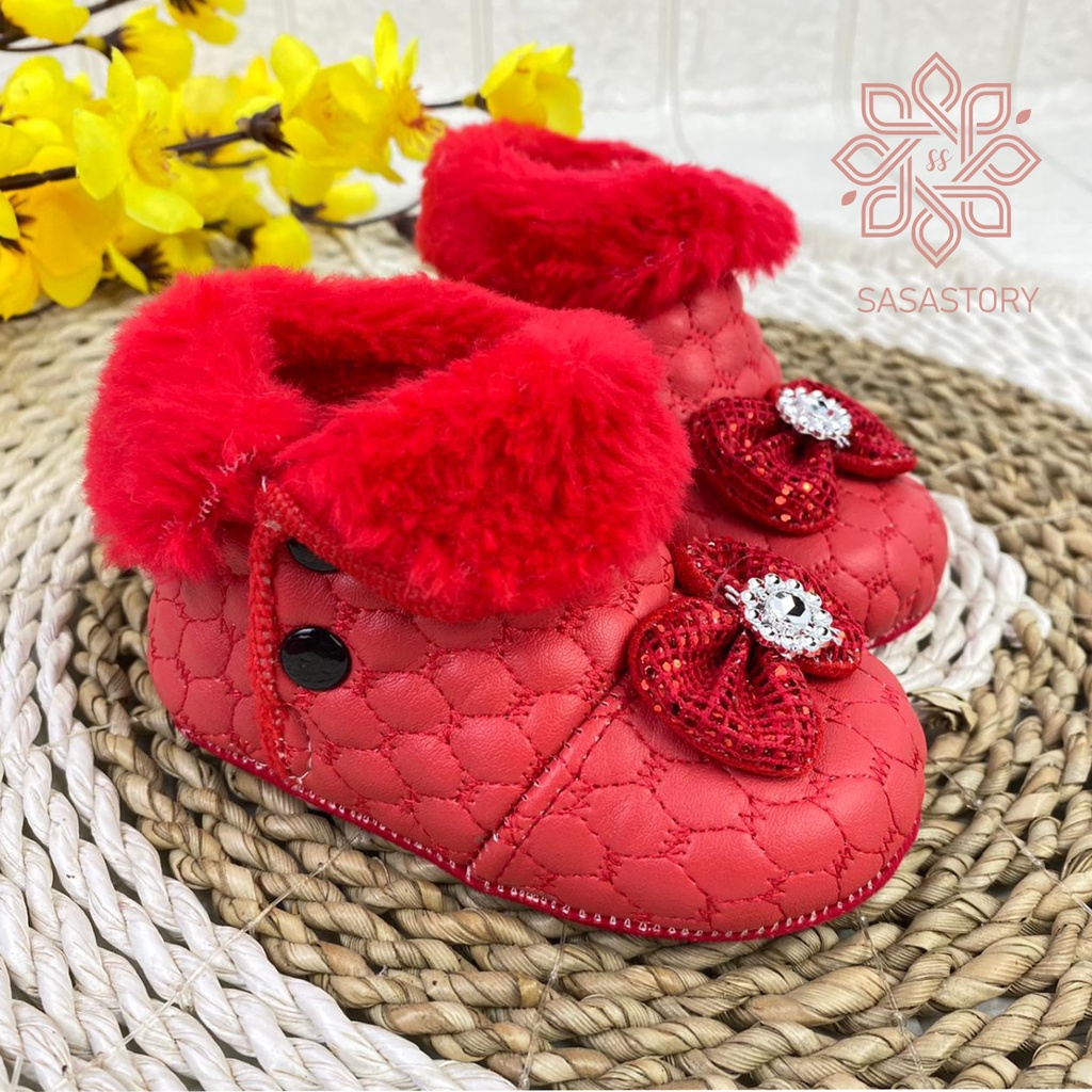 SEPATU BOOT BABY BAYI PREWALKER PEREMPUAN 0-12 BULAN LP02