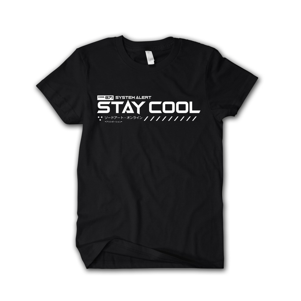 KAOS DISTRO ANIME STAY COOL SAO SWORD ART ONLINE