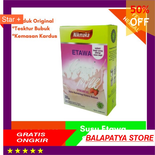 

40 OFF KHUSUS HARI INI !!! Susu Kambing Etawa Good Milk Strawberry