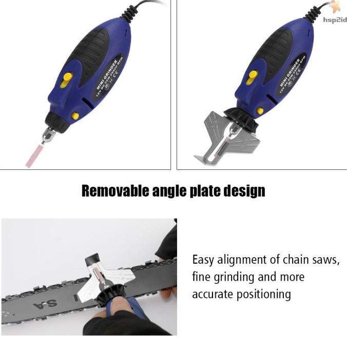 Alat Pengasah Pisau Gergaji Mesin Elektrik Mini 12V