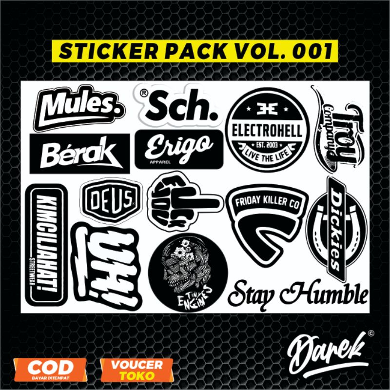 

STIKER PACK distro, stiker racing, stiker motor