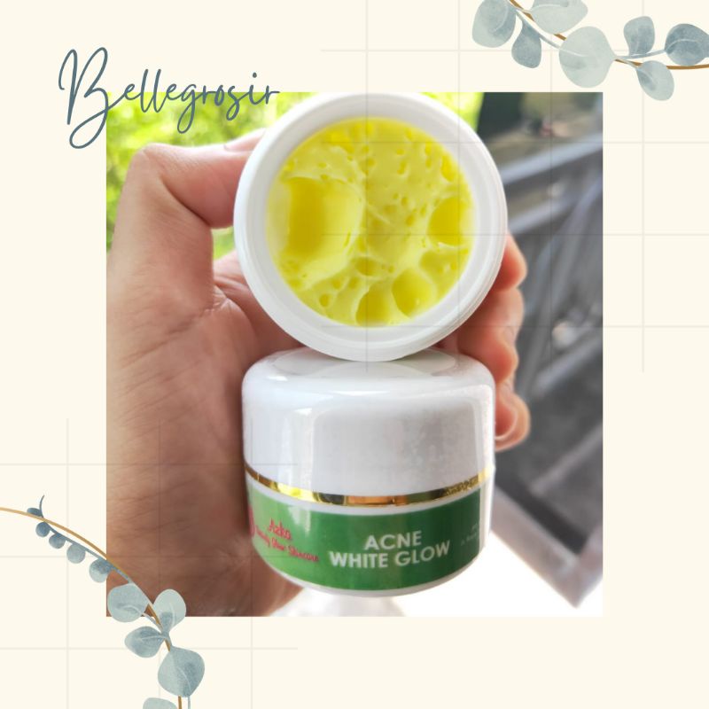 (COD)CREAM MALAM ACNE WHITE GLOW AZKA BEAUTY GLOW SKINCARE/ CREAM MALAM JERAWAT