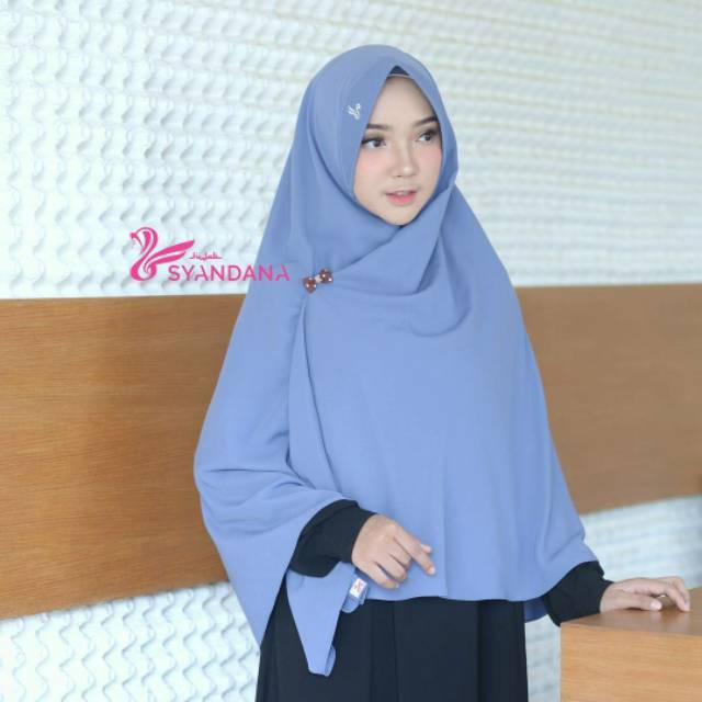 Hijab Syandana Gosya Denim / Khimar Bergo Syandana