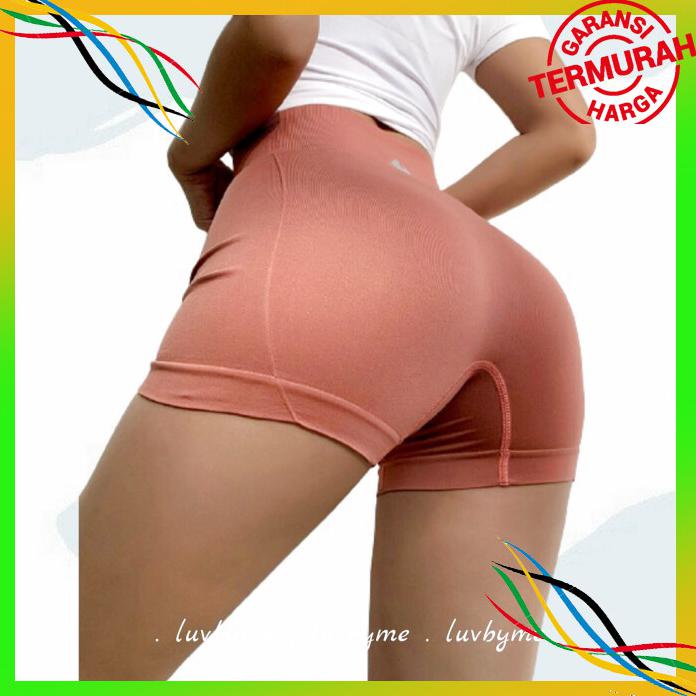 OLAHRAGA CELANA LEGGING WANITA SPORT SHORT HIGH WAIST DAILY WORKOUT GYM YOGA BAYAR COD